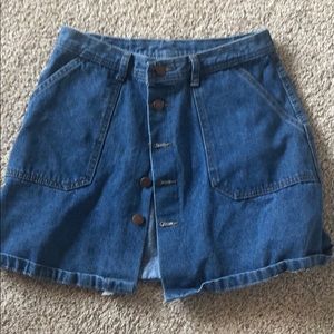 Jean skirt
